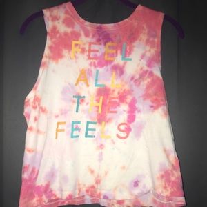 Custom Tie-Dyed Crop Top